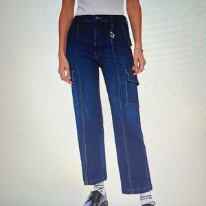 Mother Denim Rambler Cargo Ankle size 28